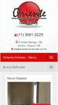 Mobile Screenshot of orienteimoveis-site.com.br